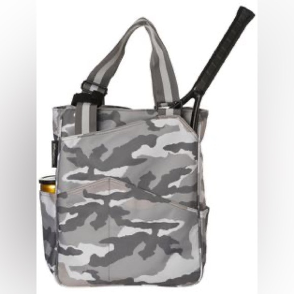 Maggie Mather Original Tennis Tote (Grey Camo) - Picture 1 of 6